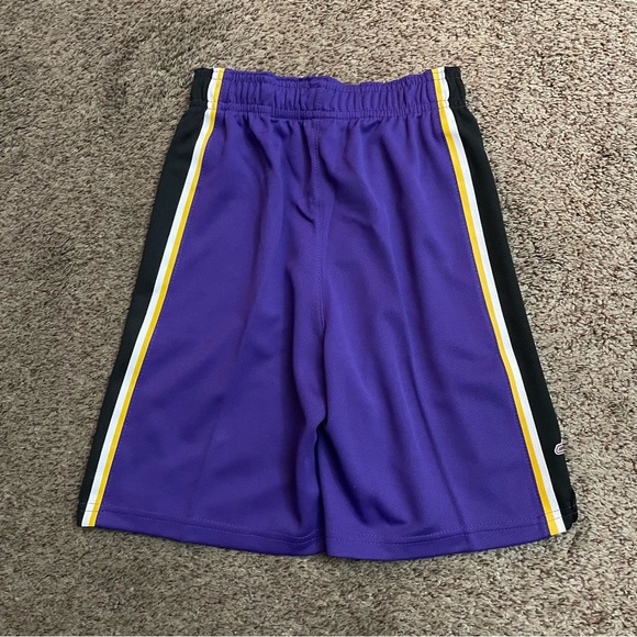 Nike Los Angeles Lakers NBA Basketball Jordan Swingman Shorts Youth Size M & L - Picture 2 of 5